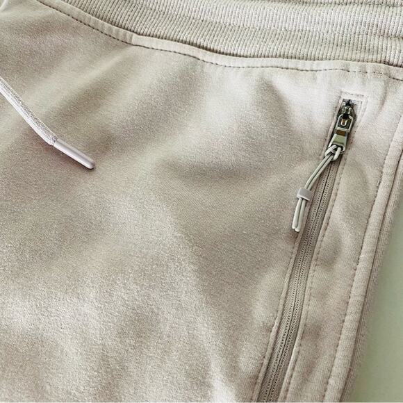 OLD NAVY Light Lavender Sweatpants Sweats Zipper Pocket Joggers Pant Tie Waist L - Picture 4 of 11